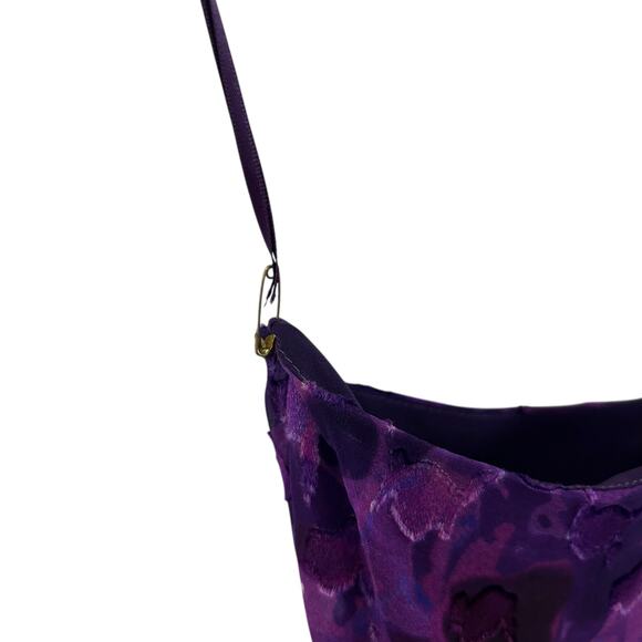 Ramy Brook Purple Michelle Silk Blend One Shoulder Belted Mini Dress Womens 8 - Picture 3 of 8